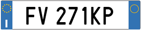 Truck License Plate